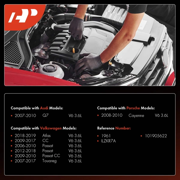 6 Pcs Iridium & Platinum Spark Plugs for Volkswagen Passat Touareg Porsche Audi