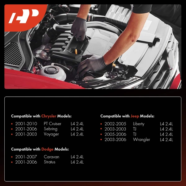 4 Pcs Iridium & Platinum Spark Plugs for Jeep Wrangler Liberty Dodge Caravan