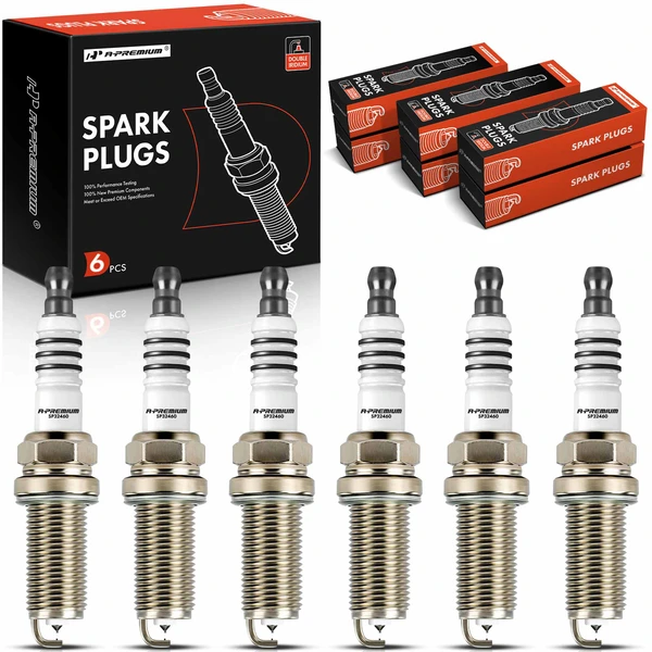 6 Pcs Double Iridium Spark Plugs for 2007-2016 Toyota Sienna
