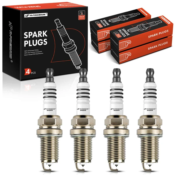 4 Pcs Iridium & Platinum Spark Plugs for 2003-2006 2009-2010 Pontiac Vibe