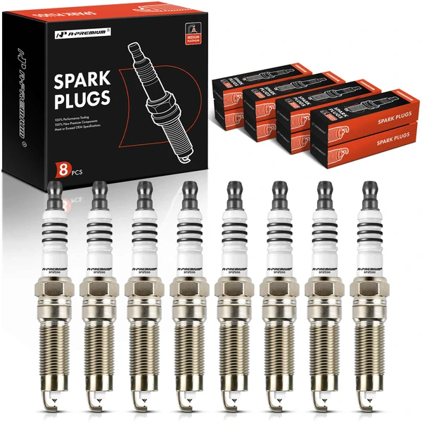 8 Pcs Iridium & Platinum Spark Plugs for 2008-2010 Ford Explorer