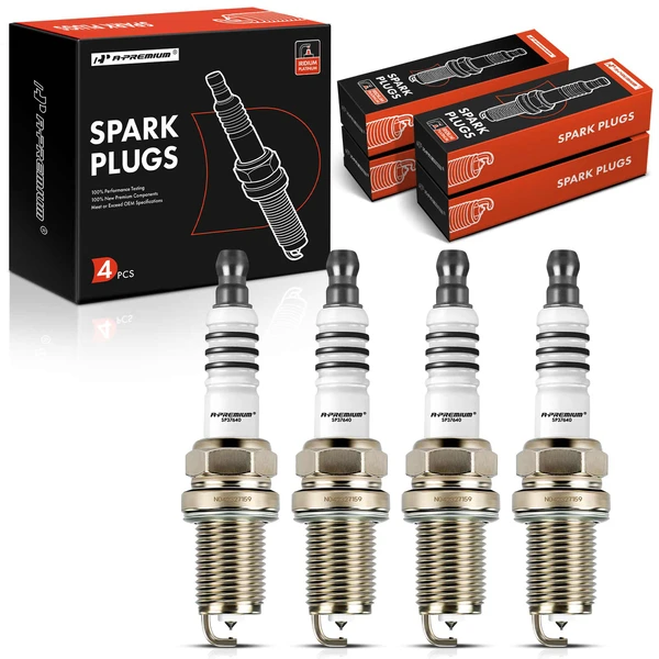 4 Pcs Iridium & Platinum Spark Plugs for 1998-2001 Chevrolet Metro