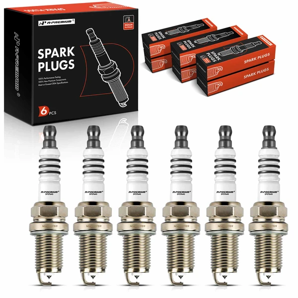 6 Pcs Iridium & Platinum Spark Plugs for 1991-2005 Acura NSX