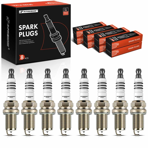 8 Pcs Iridium & Platinum Spark Plugs for 1999-2004 Land Rover Discovery