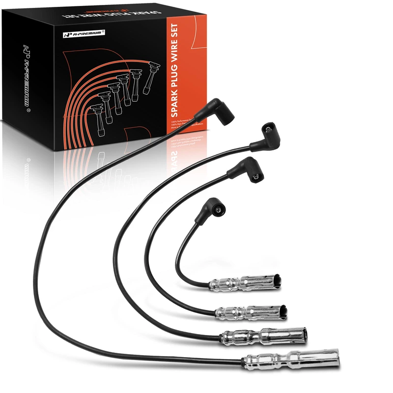 4 Pcs Spark Plug Wire Sets for 2002 Volkswagen Jetta 2.0L l4
