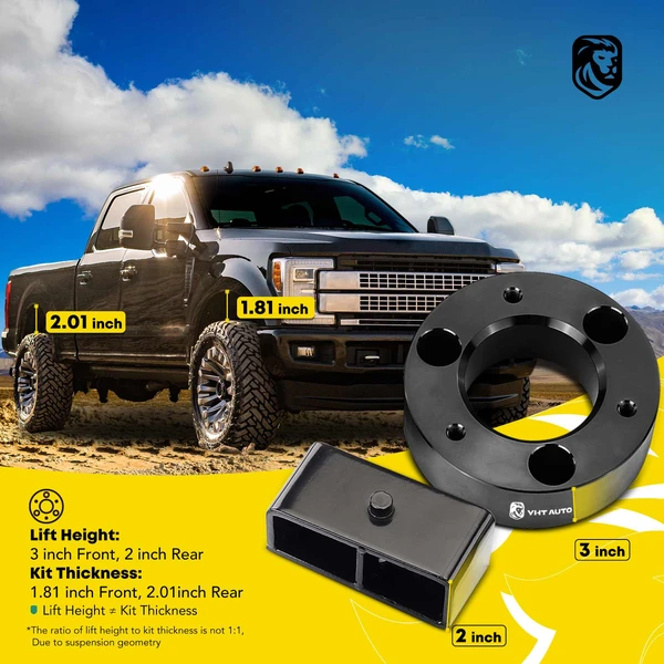 3-inch Front & 2-inch Rear Leveling Lift Kit for 2004-2015 2017-2023 Nissan TITAN