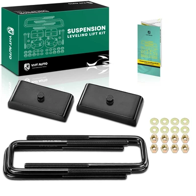 1-inch Rear Leveling Lift Kit with Blocks & U-Bolts