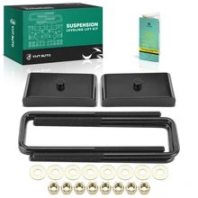 1-inch Rear Leveling Lift Kit with Blocks & U-Bolts for 1999-2019 GMC Sierra 1500