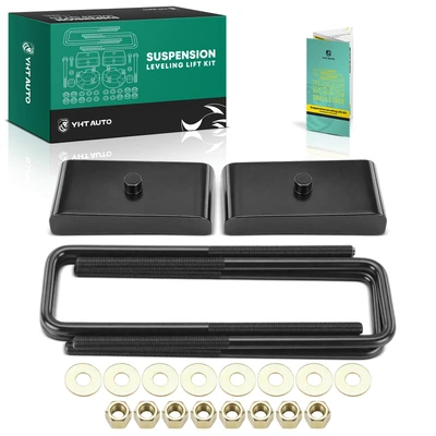 1-inch Rear Leveling Lift Kit with Blocks & U-Bolts