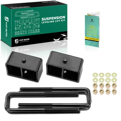 3-inch Rear Leveling Lift Kit with Blocks & U-Bolts