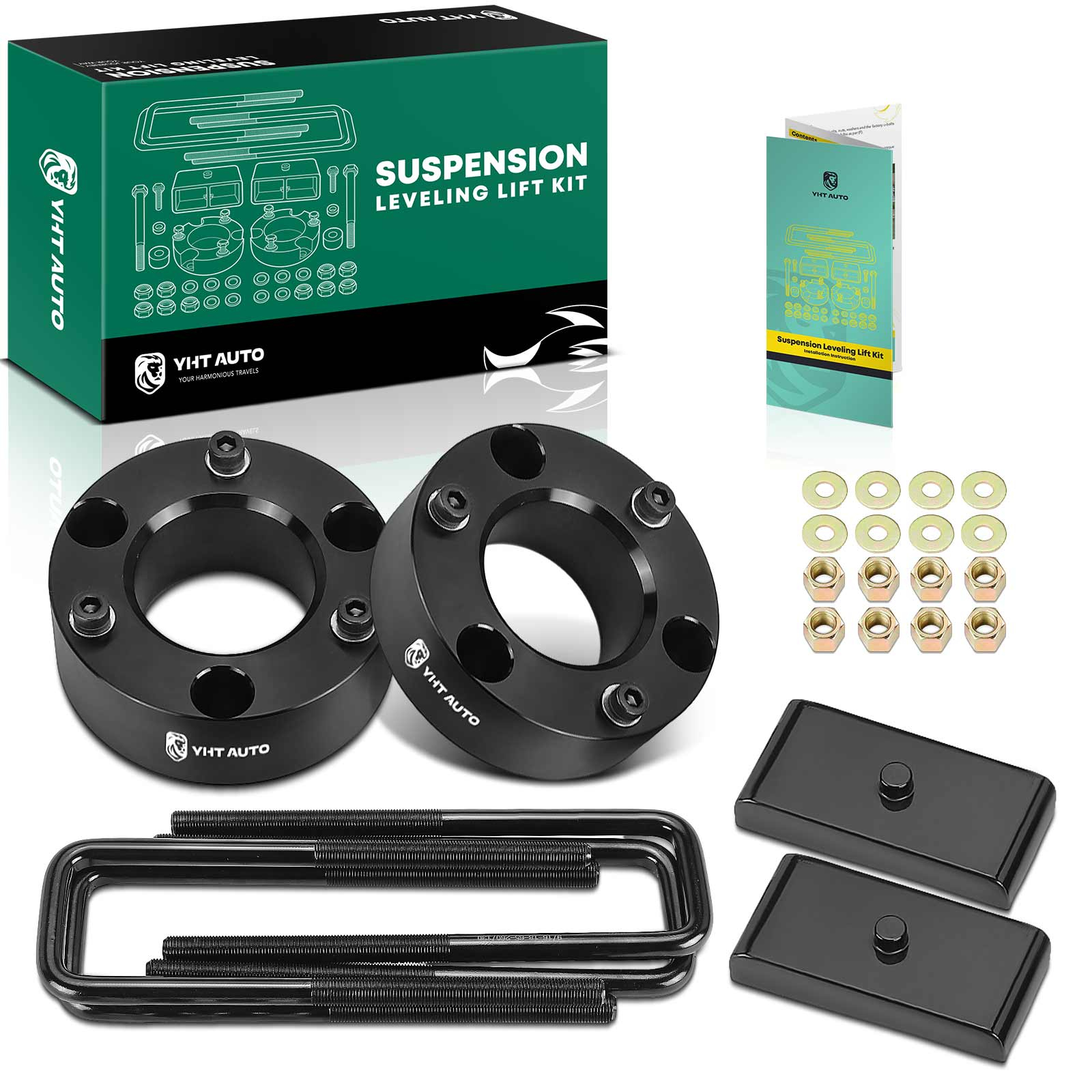 SCITOO 2.5" Front And 1.5" Rear Leveling Lift Kits Fit For GMC 4Pcs