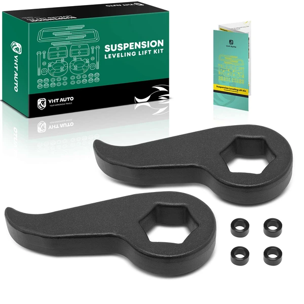 2 Pcs 1-inch to 3-inch Front Leveling Lift Kit for Chevy Silverado 2500 HD GMC