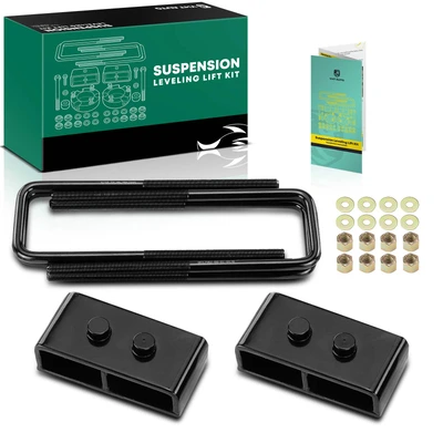 1.5-inch Rear Leveling Lift Kit with Blocks & U-Bolts