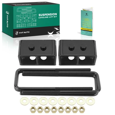 3-inch Rear Leveling Lift Kit with Blocks & U-Bolts