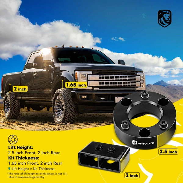 2.5-inch Front & 2-inch Rear Leveling Lift Kit for Ford F150 2004-2020 RWD