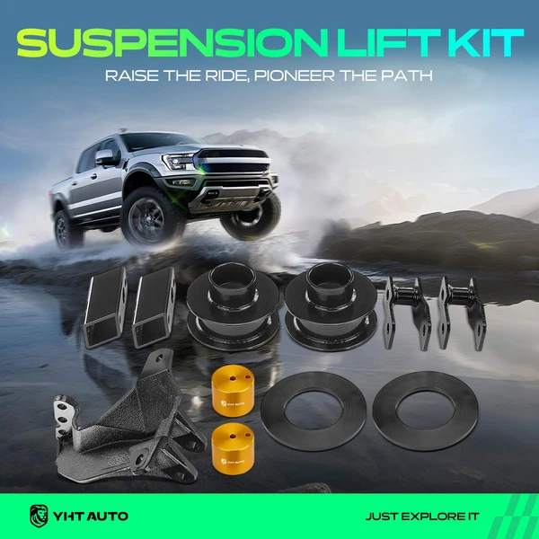2.5-inch Front & 2.5-inch Rear Leveling Lift Kit for 2011-2020 Ford F-250 Super Duty