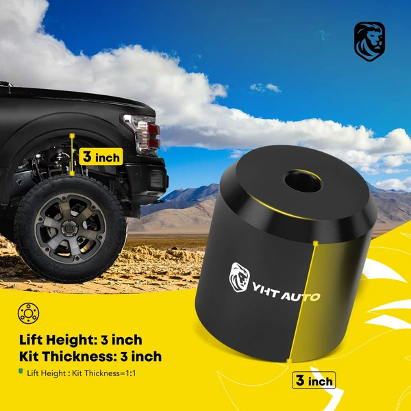 3 inches Front Leveling Lift Kit with Hardware for Ford F-250 Super Duty 2005-2023