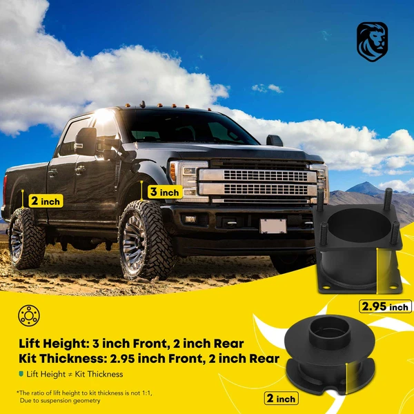 3 inches Front & 2 inches Rear Leveling Lift Kit for 2011-2019 Ford Explorer