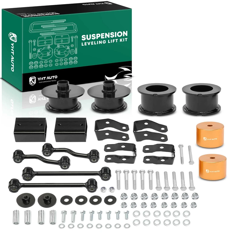 2.5-inch Front & 2.5-inch Rear Leveling Lift Kit for 2022 Jeep Wrangler