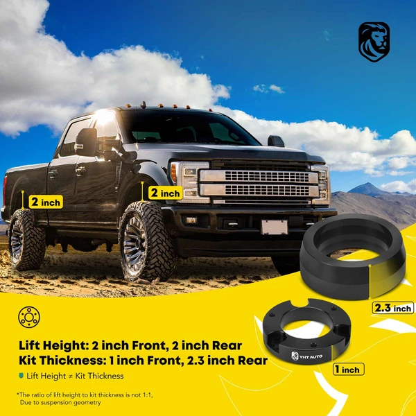 2 inches Front & 2 inches Rear Leveling Lift Kit for 2003-2022 Toyota 4Runner