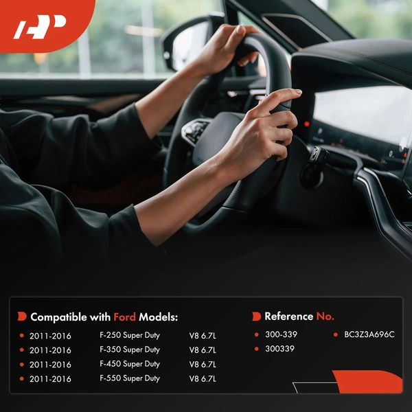 Power Steering Pump Pulley for Ford F-250 Super Duty 2011-2016 F-350 Super Duty