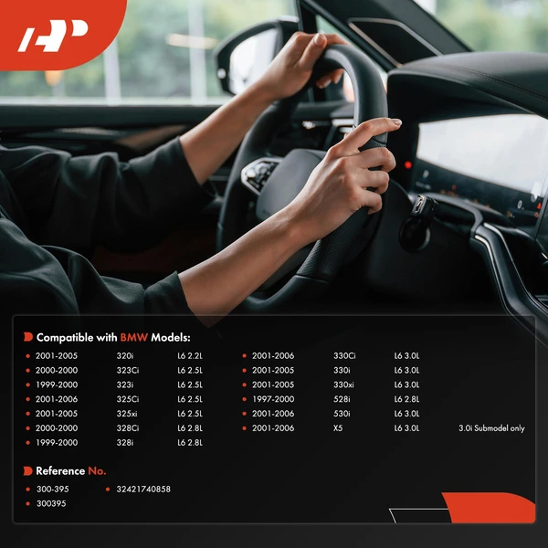 Power Steering Pump Pulley for BMW 320i 323Ci 323i 325Ci 325xi 328Ci 328i 330Ci