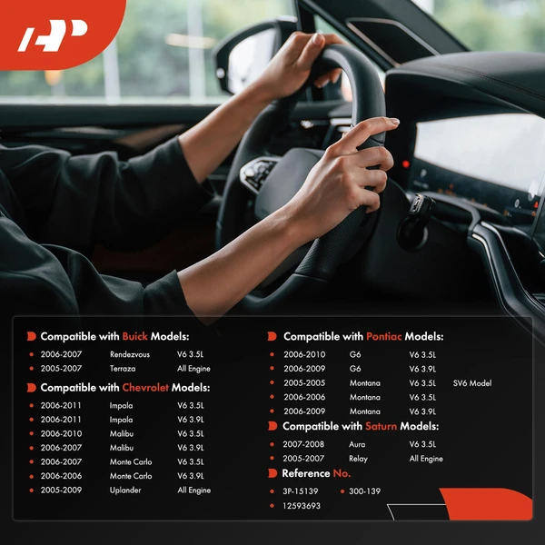 Power Steering Pump Pulley for Chevrolet Malibu Impala Buick Terraza Pontiac G6