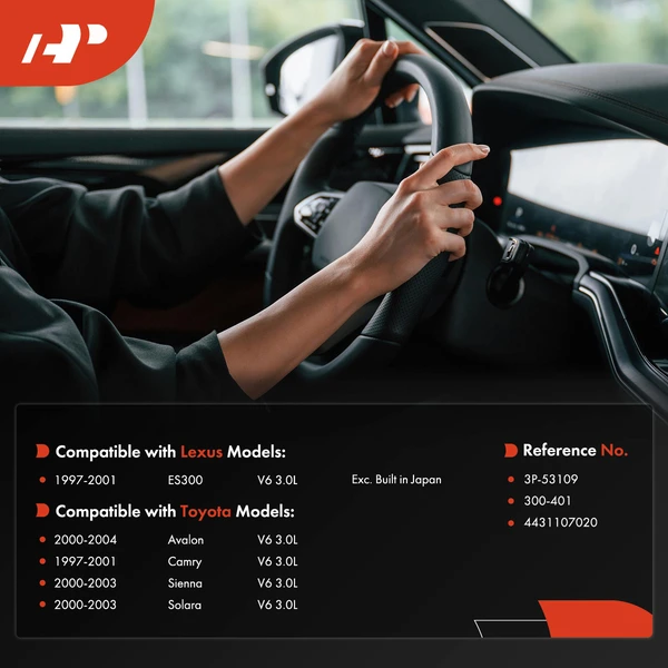 Power Steering Pump Pulley for Lexus ES300 97-01 Toyota Camry 97-01 Solara 00-03