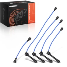 5 Pcs Blue Spark Plug Wire Set for 1994-1997 Geo Tracker