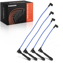 4 Pcs Blue Spark Plug Wire Set for 2005-2010 Kia Sportage