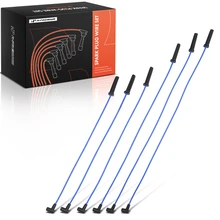 6 Pcs Blue Spark Plug Wire Set for 2000-2004 Oldsmobile Silhouette