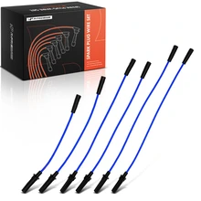 6 Pcs Blue Spark Plug Wire Set for 2001-2010 Dodge Grand Caravan