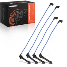 4 Pcs Blue Spark Plug Wire Set for 1997-2000 Acura EL