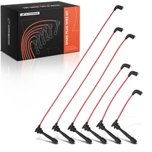 6 Pcs Red Spark Plug Wire Set for 2001-2006 Kia Magentis