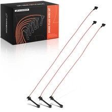 3 Pcs Red Spark Plug Wire Set for 1995-2004 Toyota Tacoma