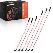 6 Pcs Red Spark Plug Wire Set for 2000-2005 Chevrolet Impala