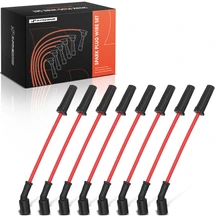 8 Pcs Red Spark Plug Wire Set for 2009 Buick Allure
