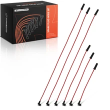 6 Pcs Red Spark Plug Wire Set for 2000-2005 Chevrolet Impala