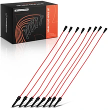 8 Pcs Red Spark Plug Wire Set for 2003-2005 Dodge Ram 1500