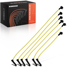 6 Pcs Yellow Spark Plug Wire Set for 2002-2010 Ford Explorer