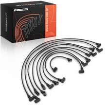 9 Pcs Spark Plug Wire Set for Mercruiser 5.0 5.7 7.4 8.2 V8 Engines