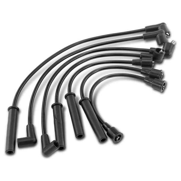 7 Pcs Spark Plug Wire Sets for 1977-1986 Jeep CJ7