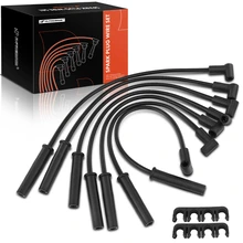 7 Pcs Spark Plug Wire Sets for 1987-1990 Jeep Cherokee