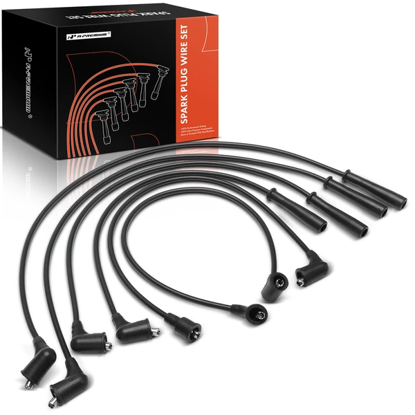 6 Pcs Spark Plug Wire Set for 1989-1990 GMC Tracker