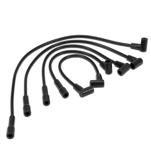 5 Pcs Spark Plug Wire Set for Chevrolet Vega 1975-1977 Cadillac Oldsmobile Pontiac