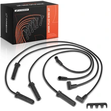 4 Pcs Spark Plug Wire Set for 1987-1989 Buick Skyhawk