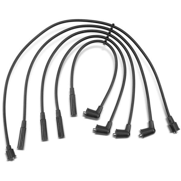 5 Pcs 7mm Spark Plug Wire Set for 1984-1993 Lada Niva