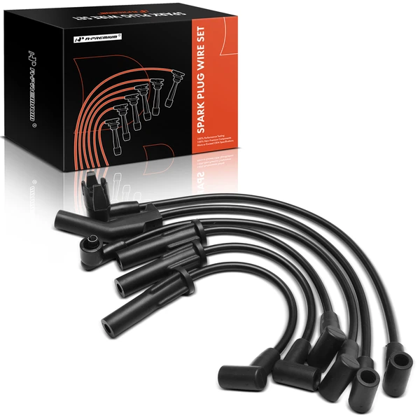 6 Pcs Spark Plug Wire Set for 1984-1994 Ford Tempo