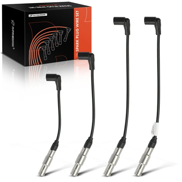 4 Pcs Spark Plug Wire Sets for Volkswagen Jetta 1999-2001 2013-2015 Golf Beetle