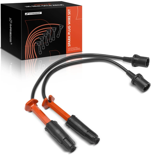 2 Pcs Spark Plug Wire Set for Mercedes-Benz W202 W203 R170 C230 SLK230 L4 2.3L